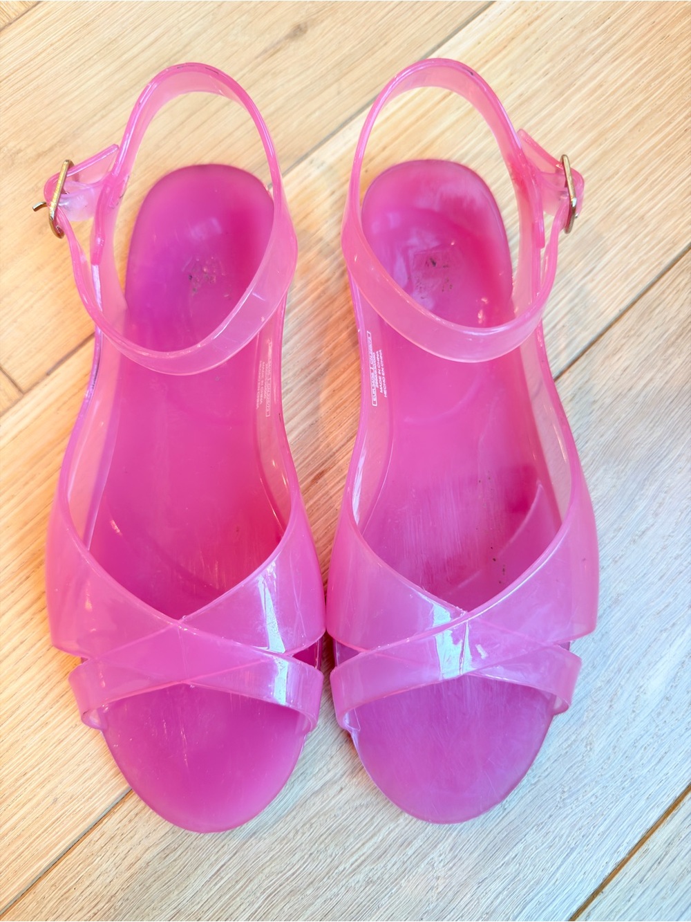 Zara Pink Jelly Sandals for Kids - Picture 5 of 5